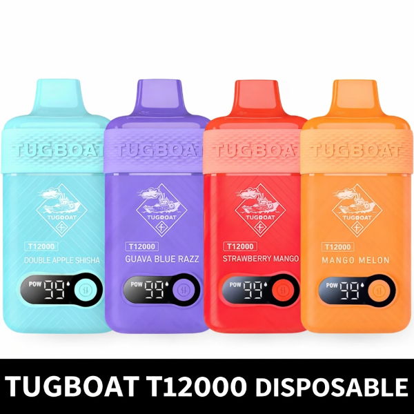 Tugboat T12000 Disposable 12000 Puffs 50Mg Rechargeable Vape In Dubai UAE